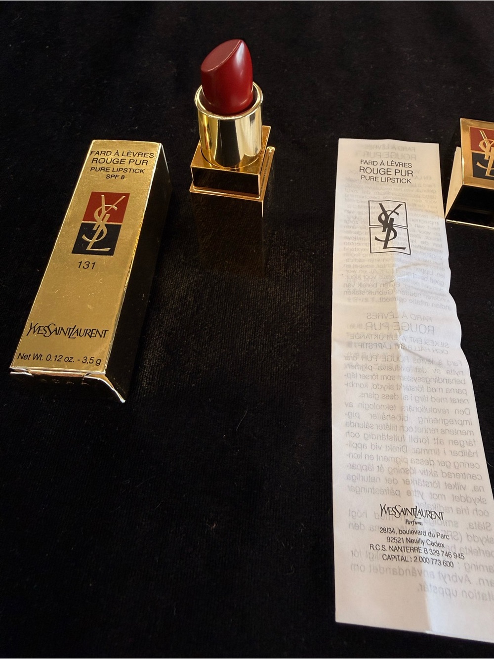 Yves Saint Laurent Lipstick in color Rouge Opium (131)